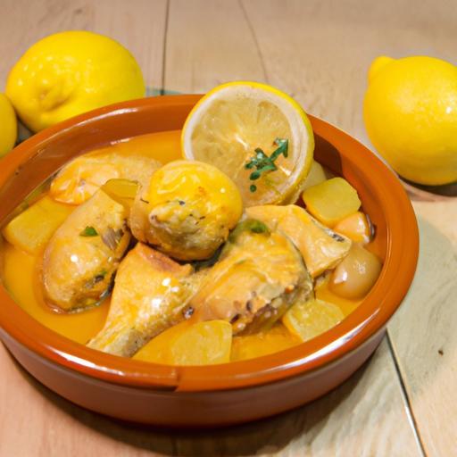 Kuřecí tajine s citronem
