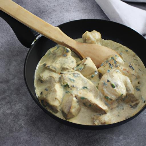 Korma s populárním krémovým omáčkou