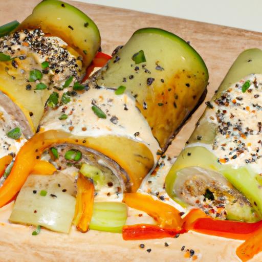 Grilovaná zeleninová pokroutka