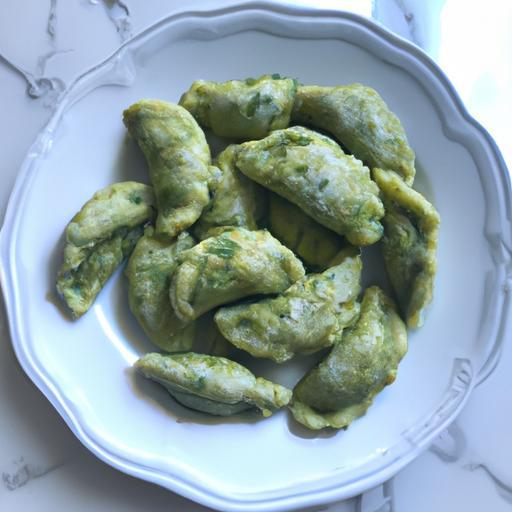 Sýrové knedlíky se špenátem