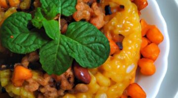 Indonéský smažený rýžový nákyp