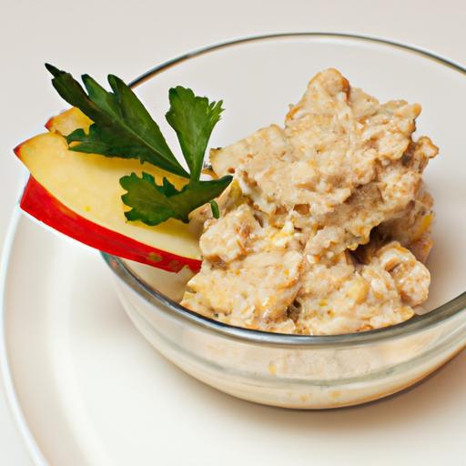 Rillette z krůty s jablky