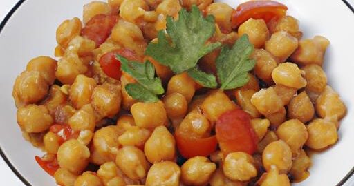 Cizrna s rajčaty a koriandrem