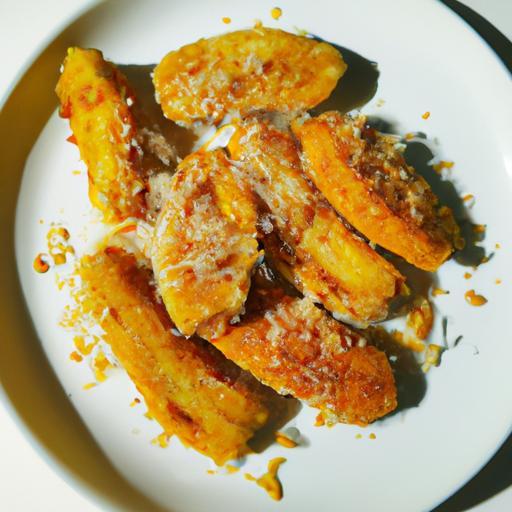 Smažené banány s kokosovou strouhankou