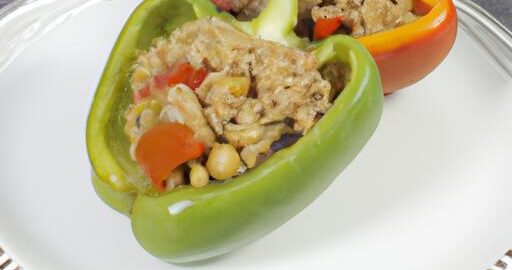 Plněná paprika s quinoou a fazolemi