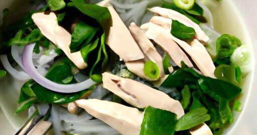 Vietnamské kuře Pho Bo soup