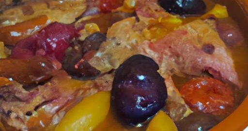 Tajine se svíčkovou a švestkami