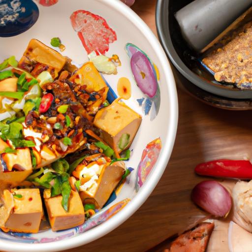 Tofu s čínským kořením