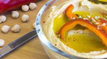 Hummus s grilovanou paprikou