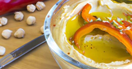 Hummus s grilovanou paprikou
