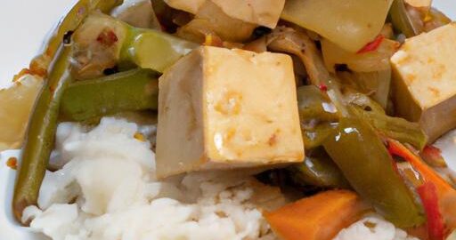 Tofu s čínskou zeleninou a rýží