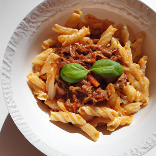 Ragu z mletého masa s těstovinami