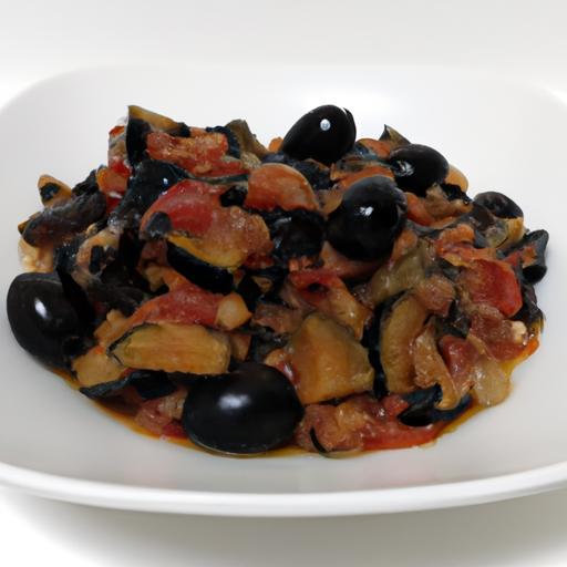 Ratatouille s černými olivami