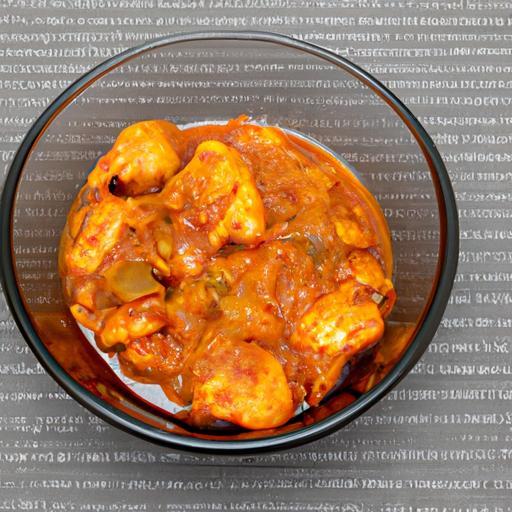 Kari s kuřecím masem a rajčaty