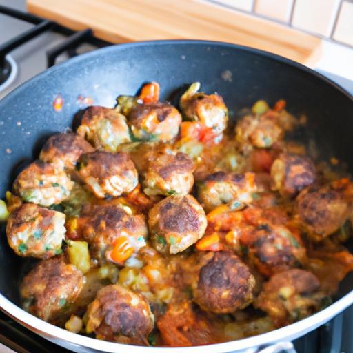 Rostlinné karbanátky se zeleninou