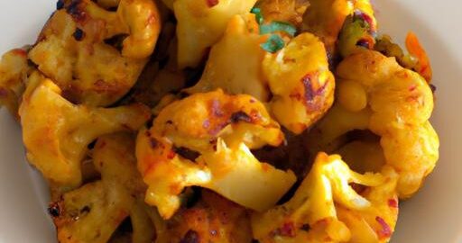 Smažený karfiol s kari