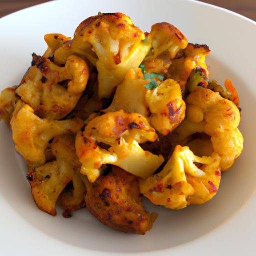 Smažený karfiol s kari