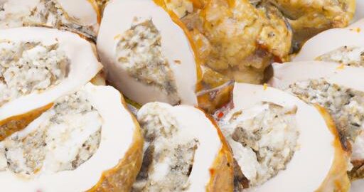 Kuřecí roláda s bílým jogurtem