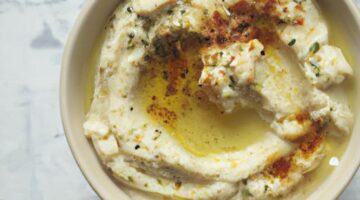 Irácký hummus bez tahini