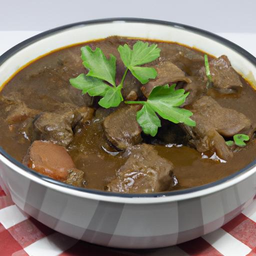 Hovězí bourguignon s petrželkou