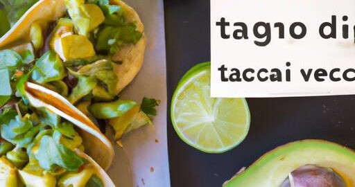 Veganské tacos s avokádem