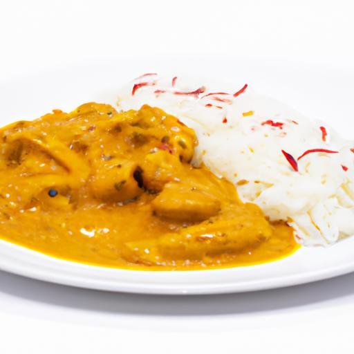 Máslová kuřecí omáčka s rýží