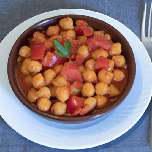 Rajčatový guláš s cizrny