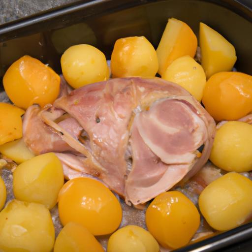 Pražská šunka s pečenými brambory