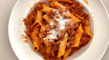 Bolognese pasta s grana padano