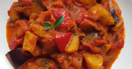 Ratatouille s bylinkovou pikantní omáčkou