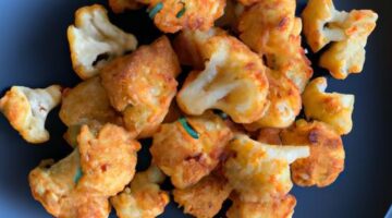 Křupavé kousky květáku s omáčkou