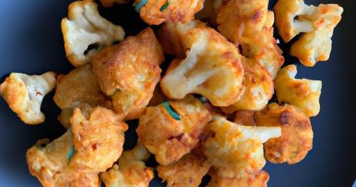 Křupavé kousky květáku s omáčkou