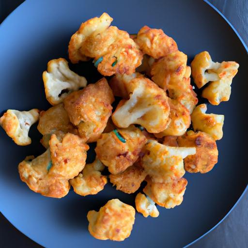 Křupavé kousky květáku s omáčkou