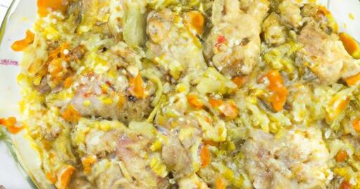 Zapečený jogurtový-kuřecí pilaf