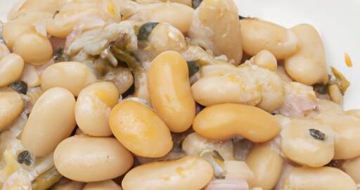 Fazolový salát s tahini omáčkou