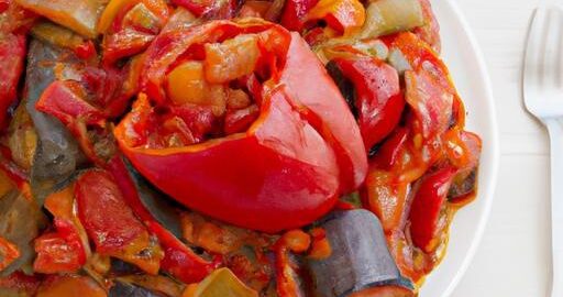 Ratatouille s pečenými rajčaty a paprikami