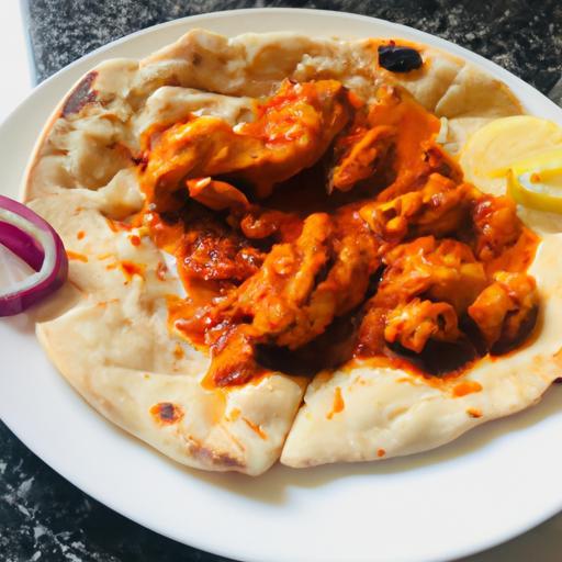 Kuře s máslem naan