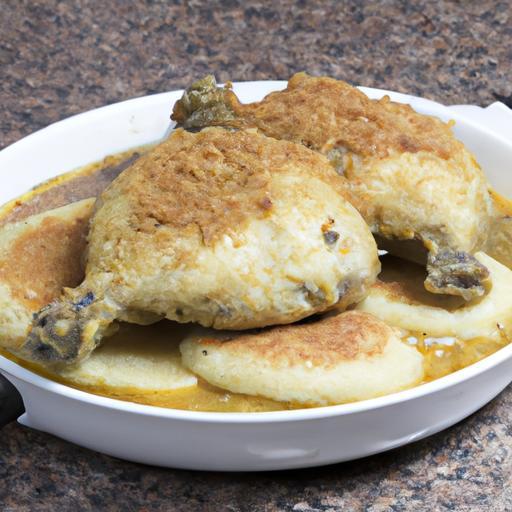 Pečené kuře s knedlíkem