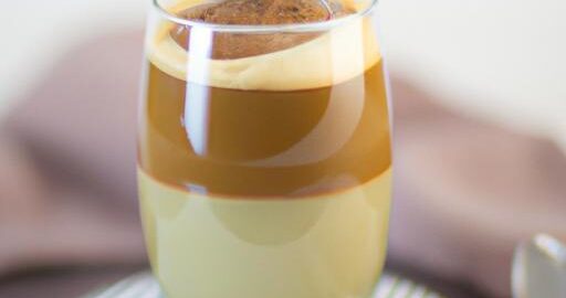 Kávový dezert s pěnou