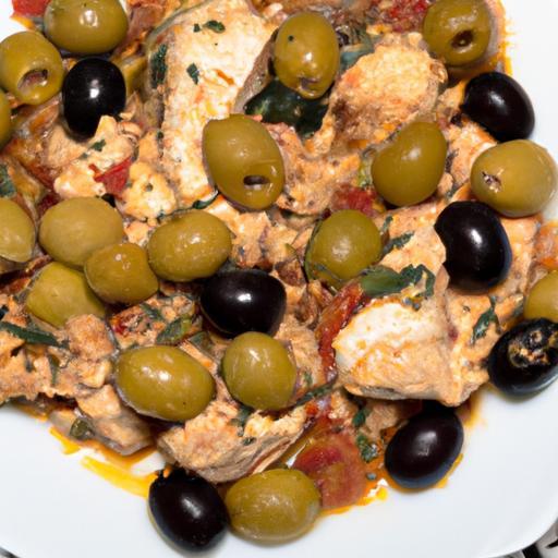 Kuřecí ratatouille s olivami