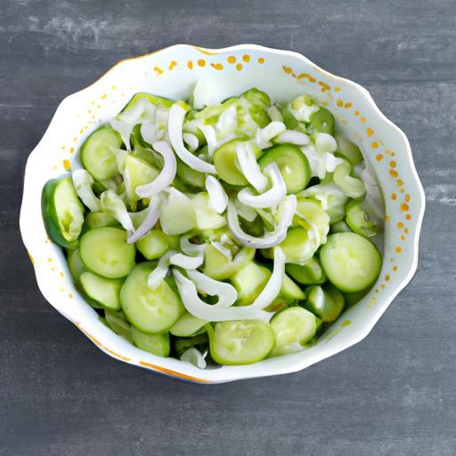 Jednoduchý salát z perských okurek