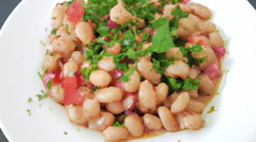 Egyptský fazolový salát Ful Medames