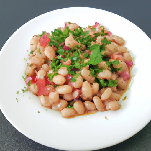Egyptský fazolový salát Ful Medames