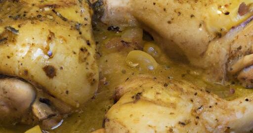 Kuře s bylinkami a vínem