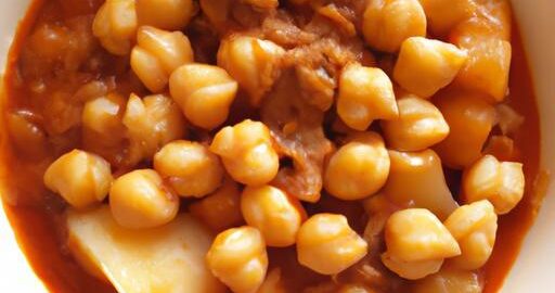 Guláš s cizrny a bramborami