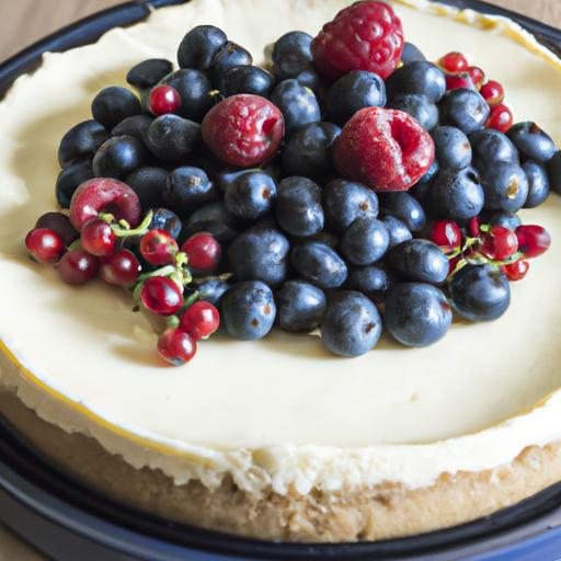 Klasický cheesecake s lesními plody