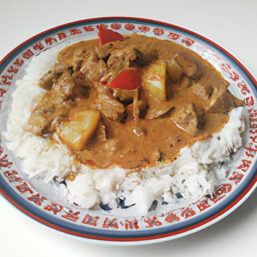 Indonéská hovězí kari s rýží