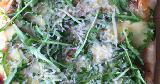 Pizza s arugulou a parmazánem