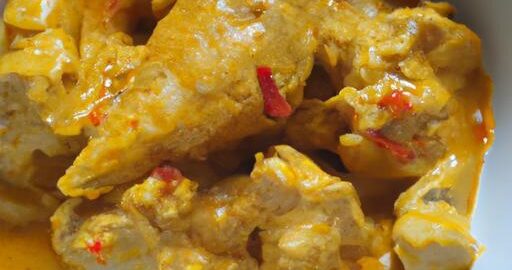 Kari s kuřecím masem pomocí karího prášku