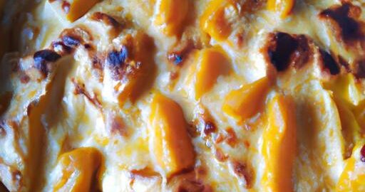 Zapečená dýně sýrovým toppingem